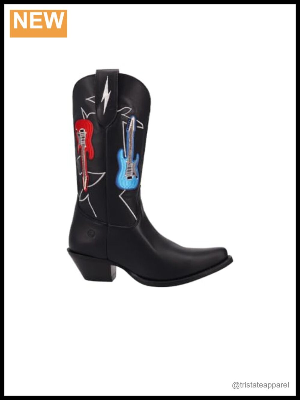 Dingo Womens Leather Mid Calf Western Boots Snip Toe Pull On
